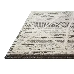 New Kirklands Home Charcoal Gradient Diamond Area Rug, 5x7