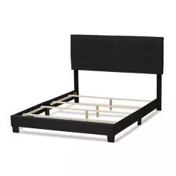 Discount Kirklands Home Charcoal Tufted Modern Queen Bed Gray