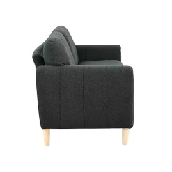 Kirklands Home Charcoal Lyon Sofa Gray