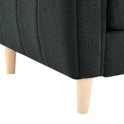 Kirklands Home Charcoal Lyon Sofa Gray
