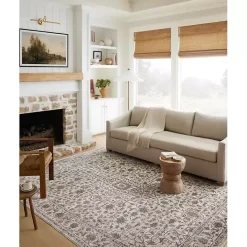 Online Kirklands Home Charcoal Sorrento Medallion Area Rug, 6x9 Gray