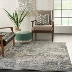 Clearance Kirklands Home Charcoal Tally Textured Area Rug, 3x5