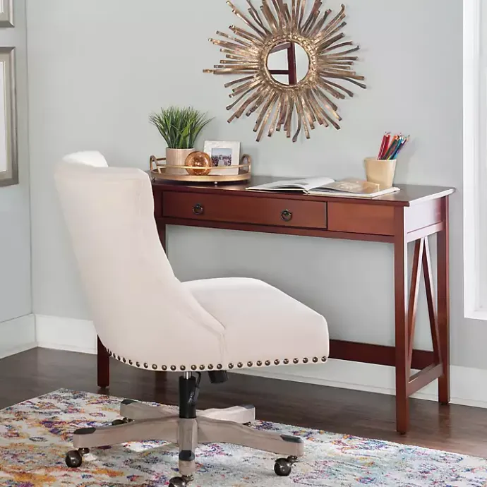 Discount Kirklands Home Charleston Antique Tobacco Desk Brown