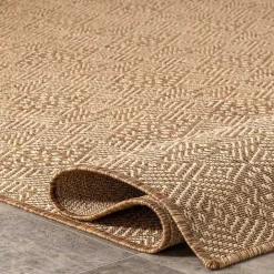 Outlet Kirklands Home Charlotte Elegant Outdoor Rug, 8x10 Tan