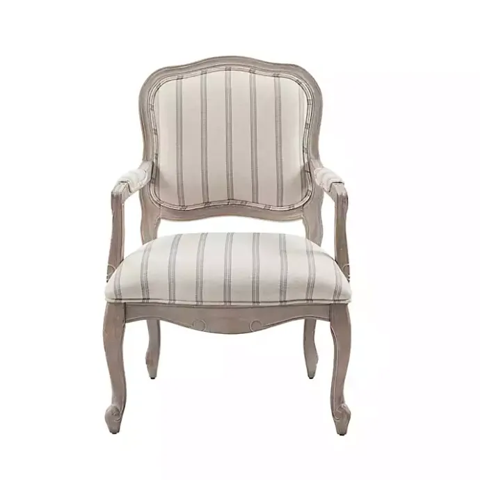Hot Kirklands Home Chaucer Navy Striped Accent Chair