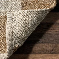 Hot Kirklands Home Checkered Jute Area Rug, 8x10