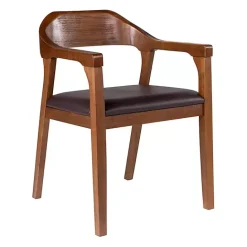 New Kirklands Home Chestnut Ramus Dining Armchairs, Set of 2 Brown