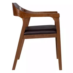 New Kirklands Home Chestnut Ramus Dining Armchairs, Set of 2 Brown
