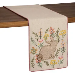 New Kirklands Home Chevron Garden Bunny Table Runner