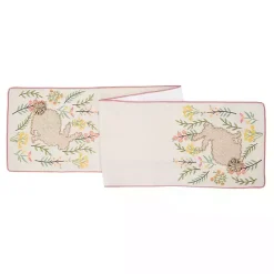 New Kirklands Home Chevron Garden Bunny Table Runner