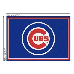 New Kirklands Home Chicago Cubs Spirit Rug, 3x4