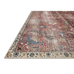 Discount Kirklands Home Chris Loves Julia x Loloi Jules Merlot Rug, 2x9