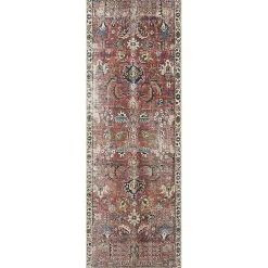 Discount Kirklands Home Chris Loves Julia x Loloi Jules Merlot Rug, 2x9