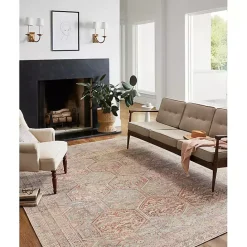 New Kirklands Home Chris Loves Julia x Loloi Jules Orange Runner, 2x3