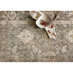 New Kirklands Home Chris Loves Julia x Loloi Sage Rosemarie Rug, 5x7 Green