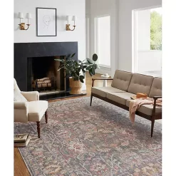 Clearance Kirklands Home Chris Loves Julia x Loloi Rosemarie Gray Rug, 5x7