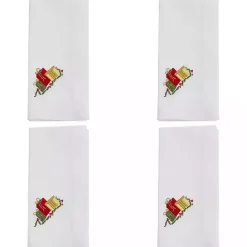Outlet Kirklands Home Christmas Gifts Embroidered 4-pc. Napkin Set