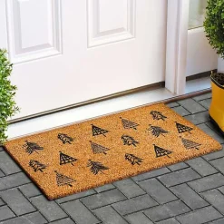Online Kirklands Home Christmas Tree Farm Coir Doormat