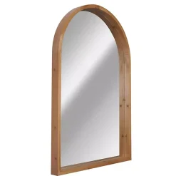 Kirklands Home Ciarra Natural Wood Arch Wall Mirror