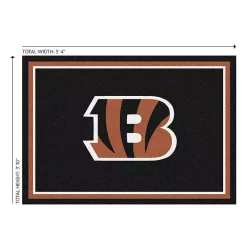 Clearance Kirklands Home Cincinnati Bengals Area Rug, 4x6 Black