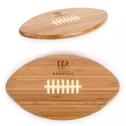 Sale Kirklands Home Cincinnati Bengals Bamboo Football Cutting Board Tan
