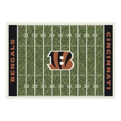 Discount Kirklands Home Cincinnati Bengals Home Field Area Rug, 6x8
