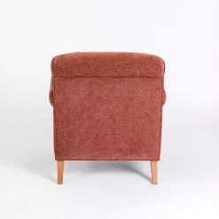 New Kirklands Home Cinnamon English Armchair Red