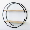Sale Kirklands Home Circle Double Wood Wall Shelf, 25 in.