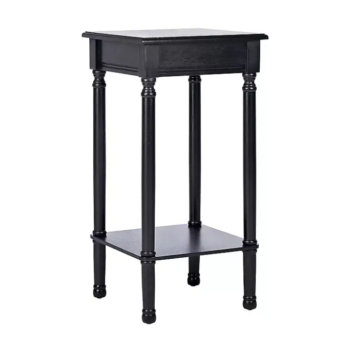 Sale Kirklands Home Classic Tegan Square Accent Table Black