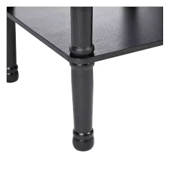 Sale Kirklands Home Classic Tegan Square Accent Table Black