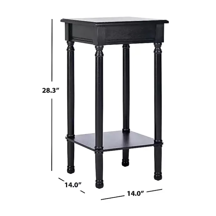 Sale Kirklands Home Classic Tegan Square Accent Table Black