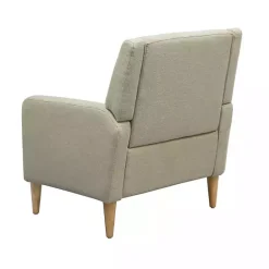 Outlet Kirklands Home Classic Upholstered Taupe Accent Chair Tan