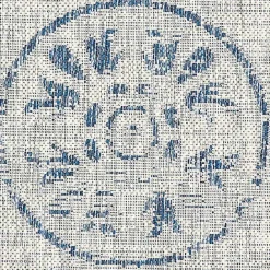 Discount Kirklands Home Classicism Sun Shower Outdoor Area Rug, 5x8