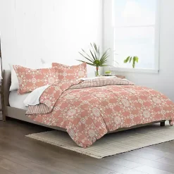 Clearance Kirklands Home Clay Daisy Medallion King 3-pc. Comforter Set Orange