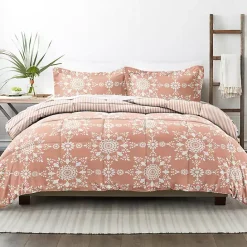 Kirklands Home Clay Daisy Medallion Queen 3-pc. Comforter Set Orange