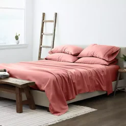Hot Kirklands Home Clay Solid 6-pc. Twin Sheet Set Orange