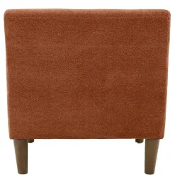 Outlet Kirklands Home Clay Upholstered Shea Accent Chair Orange