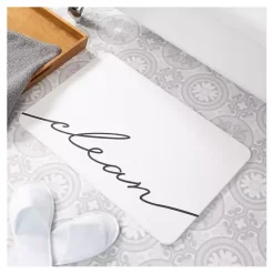 Hot Kirklands Home Clean Stone Bath Mat