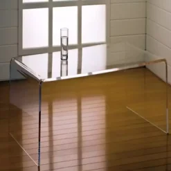 Hot Kirklands Home Acrylic Curved Edge Coffee Table Clear