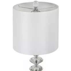 Online Kirklands Home Clear Crystal Spindle Table Lamps, Set of 2 White