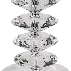 Online Kirklands Home Clear Crystal Spindle Table Lamps, Set of 2 White