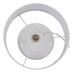 Hot Kirklands Home Clear Glass Tapered Table Lamps, Set of 2 White