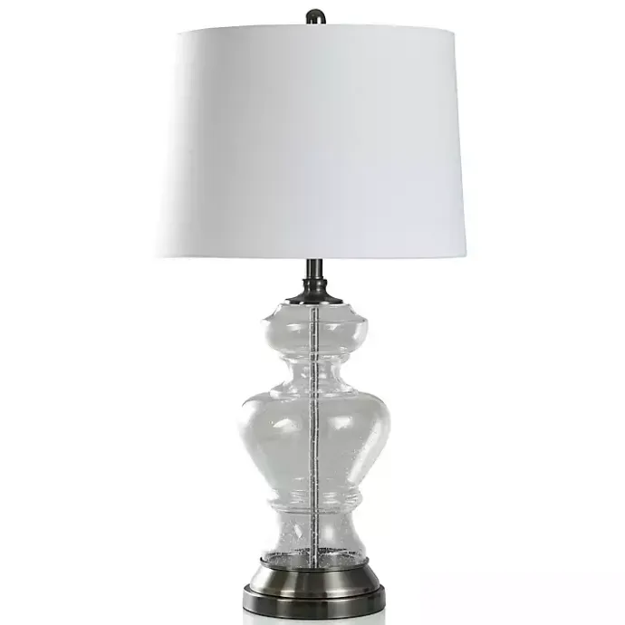 New Kirklands Home Clear Seeded Opulent Table Lamp