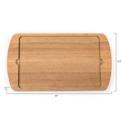 Outlet Kirklands Home Clemson Tigers Wood and Glass Serving Board