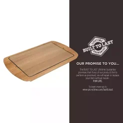 Outlet Kirklands Home Clemson Tigers Wood and Glass Serving Board
