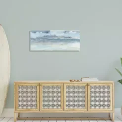Discount Kirklands Home Cloudy Ocean Waves Canvas Art Print, 40x17 in.