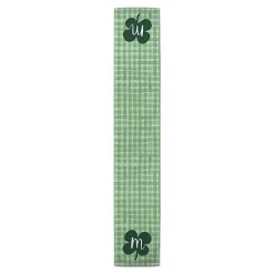 Online Kirklands Home Clover Personalized Monogram Table Runner, 90 in. Green