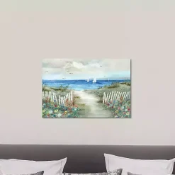 Kirklands Home Coastal Garden Canvas Art Print