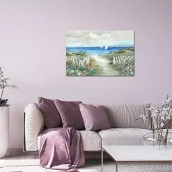 Kirklands Home Coastal Garden Canvas Art Print