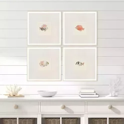 Online Kirklands Home Coastal Medley Framed Art Prints, Set of 4 Gray